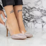 Pantofi Stiletto 2XKK6 Champagne » MeiMei.Ro