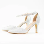Pantofi Stiletto 2YXD66 Argintiu » MeiMei.Ro
