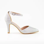 Pantofi Stiletto 2YXD66 Argintiu » MeiMei.Ro
