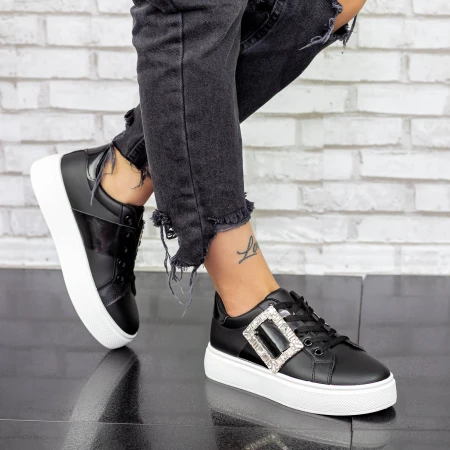 Pantofi Sport Dama 2B11 Negru » MeiMei.Ro