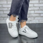 Pantofi Sport Dama 2B11 Argintiu » MeiMei.Ro