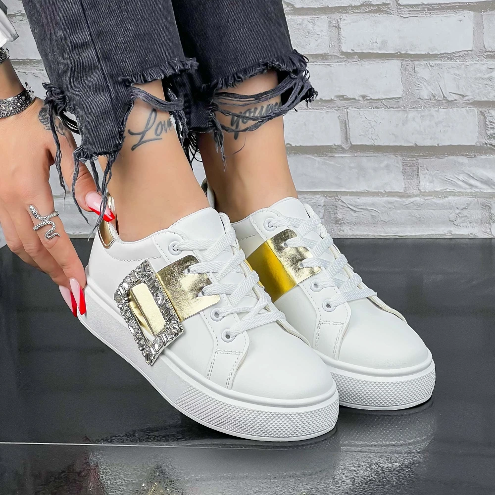 Pantofi Sport Dama 2B11 Auriu Mei