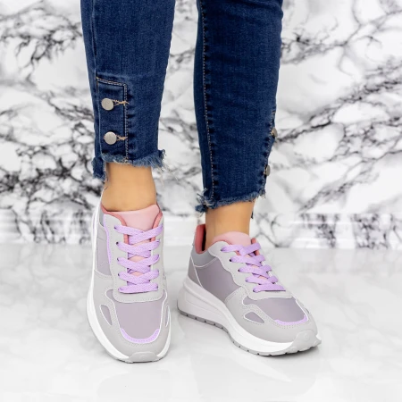 Pantofi Sport Dama 2B20 Gri » MeiMei.Ro