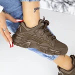 Pantofi Sport Dama 2WL86 Kaki » MeiMei.Ro