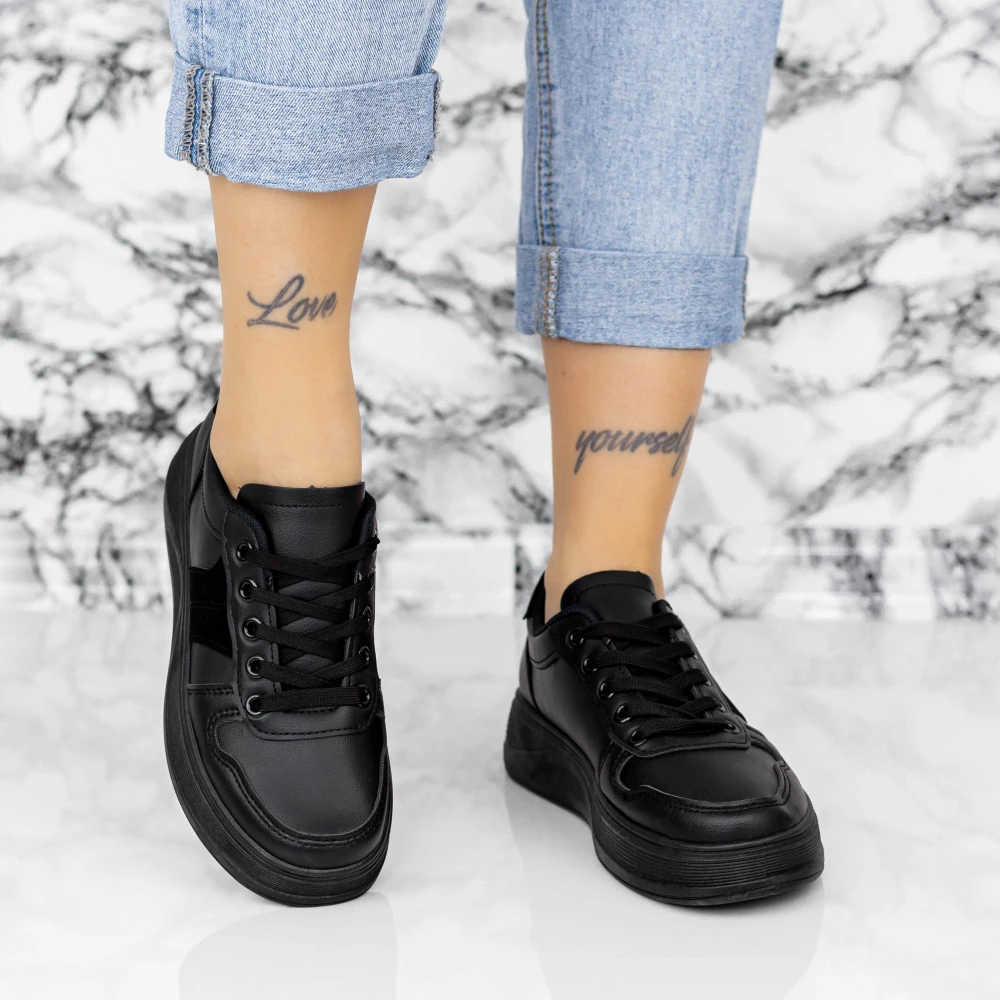 Pantofi Sport Dama 2XJ89 Negru Mei