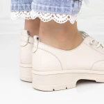 Pantofi Casual Dama 23726 Crem » MeiMei.Ro