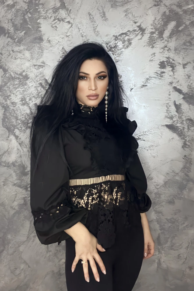 Bluza Dama A68223 Negru Kikiriki