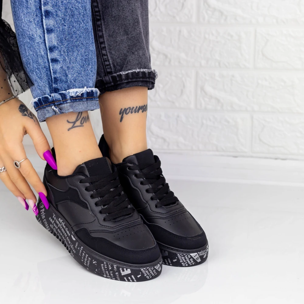 Pantofi Sport Dama 2M6 Negru-Negru Mei