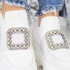 Pantofi Sport Dama cu Platforma 2MX9 Alb Mei