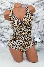 Costum de Baie Dama intreg Y3068-1 Leopard » MeiMei.Ro