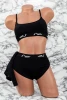 Costum de Baie Dama 3 Piese F53 Negru Meina