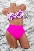 Costum de Baie Dama 3 Piese F65 Roz Meina