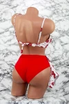 Costum de Baie Dama 3 Piese F65 Alb Meina