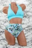 Costum de Baie Dama 2 Piese F56-1 Albastru Meina