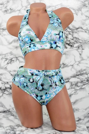 Costum de Baie Dama 2 Piese F56-2 Albastru Meina