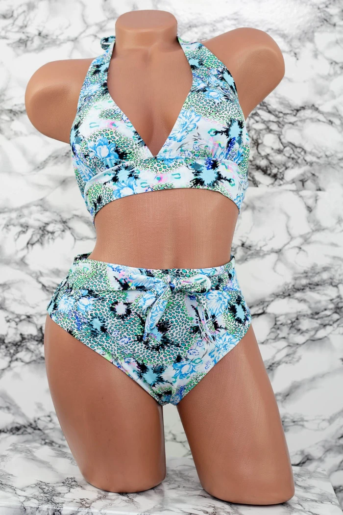 Costum de Baie Dama 2 Piese F56-2 Albastru Meina