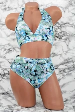 Costum de Baie Dama 2 Piese F56-2 Albastru Meina
