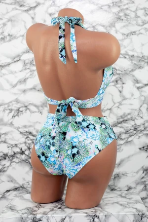 Costum de Baie Dama 2 Piese F56-2 Albastru Meina
