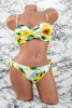 Costum de Baie Dama 3 Piese A2046-2 Alb Meina