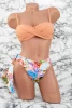 Costum de Baie Dama 3 Piese F58-1 Maro-Albastru Meina