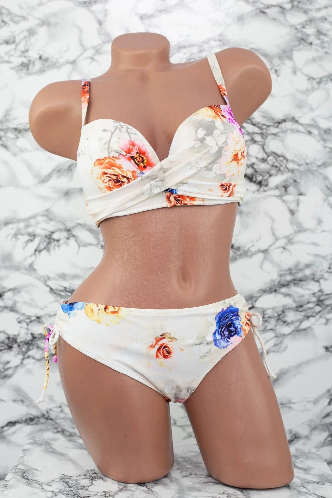 Costum de Baie Dama 2 Piese L06-2 Bej Meina