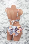 Costum de Baie Dama 2 Piese L06-2 Gri Meina