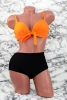 Costum de Baie Dama 3 Piese F52 Portocaliu Meina