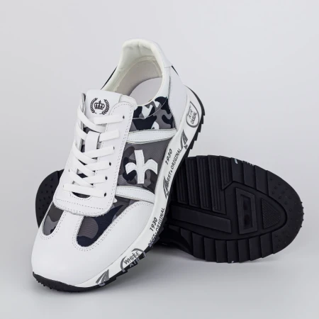 Pantofi Sport Barbati 2221 Alb » MeiMei.Ro