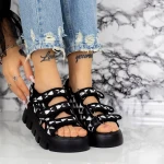 Sandale Dama cu Platforma 2WL87 Negru » MeiMei.Ro