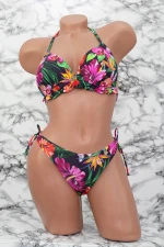 Costum de Baie Dama 2 Piese H19 Negru » MeiMei.Ro