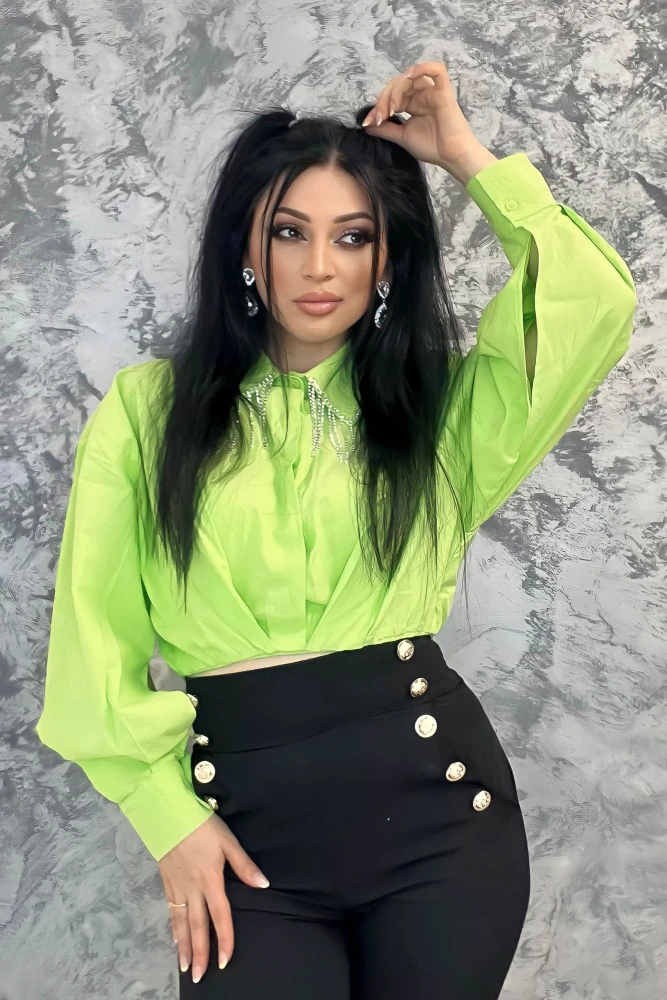 Camasa Dama 23549 Verde Kikiriki