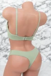 Set lenjerie intima dama V7687 Verde » MeiMei.Ro