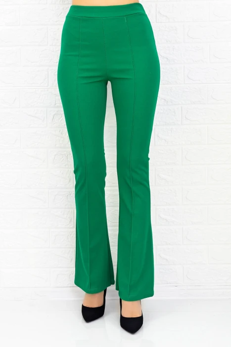 Pantaloni Dama 3593 Verde » MeiMei.Ro