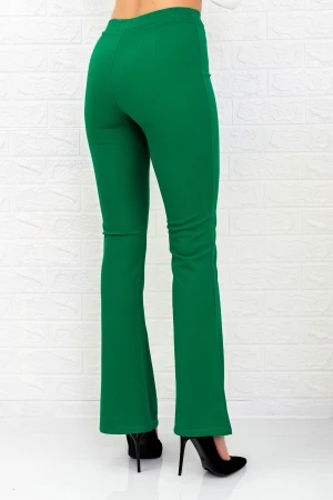 Pantaloni Dama 3593 Verde » MeiMei.Ro