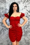 Rochie Dama 965042 Rosu » MeiMei.Ro