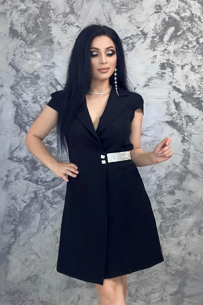 Rochie Dama E19089 Negru Kikiriki