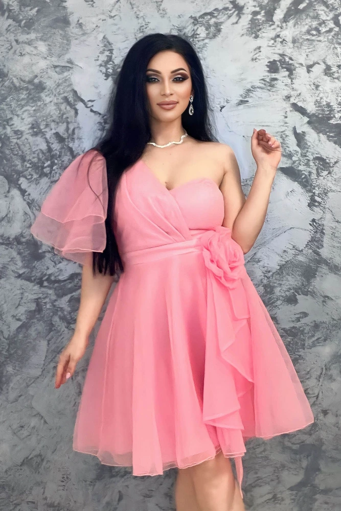 Rochie Dama 76644 Roz Kikiriki