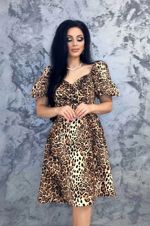 Rochie Dama 76458 Leopard » MeiMei.Ro