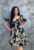 Rochie Dama 76458 Negru-Bej Kikiriki