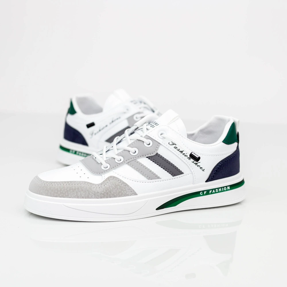 Pantofi Sport Barbati CF2315 Alb-Gri Mei