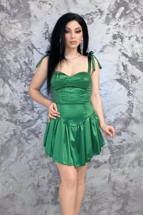 Rochie Dama 10564 Verde inchis » MeiMei.Ro