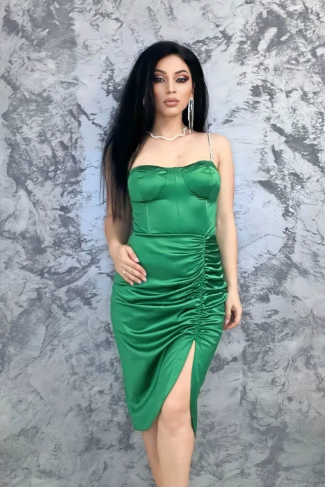 Rochie Dama 10901 Verde » MeiMei.Ro