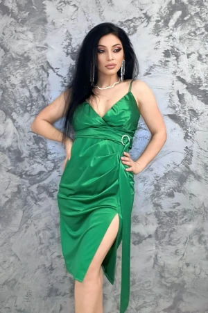 Rochie Dama 11950 Verde inchis » MeiMei.Ro