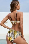 Costum de Baie Dama 2 Piese SD-1112 Snake-Gri » MeiMei.Ro