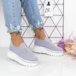 Pantofi Sport Dama  2W1 Gri » MeiMei.Ro