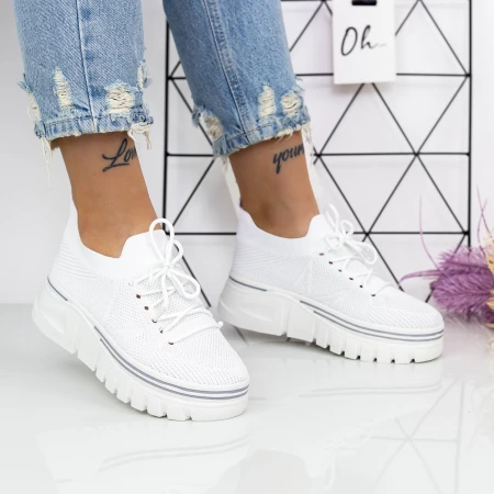 Pantofi Sport Dama  2W2 Alb » MeiMei.Ro
