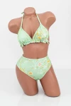 Costum de Baie Dama 3 Piese F85 Verde » MeiMei.Ro