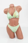 Costum de Baie Dama 3 Piese F85 Verde » MeiMei.Ro