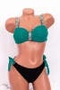 Costum de Baie Dama 2 Piese B24-4 Verde Gina Fashion