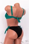 Costum de Baie Dama 2 Piese B24-4 Verde » MeiMei.Ro